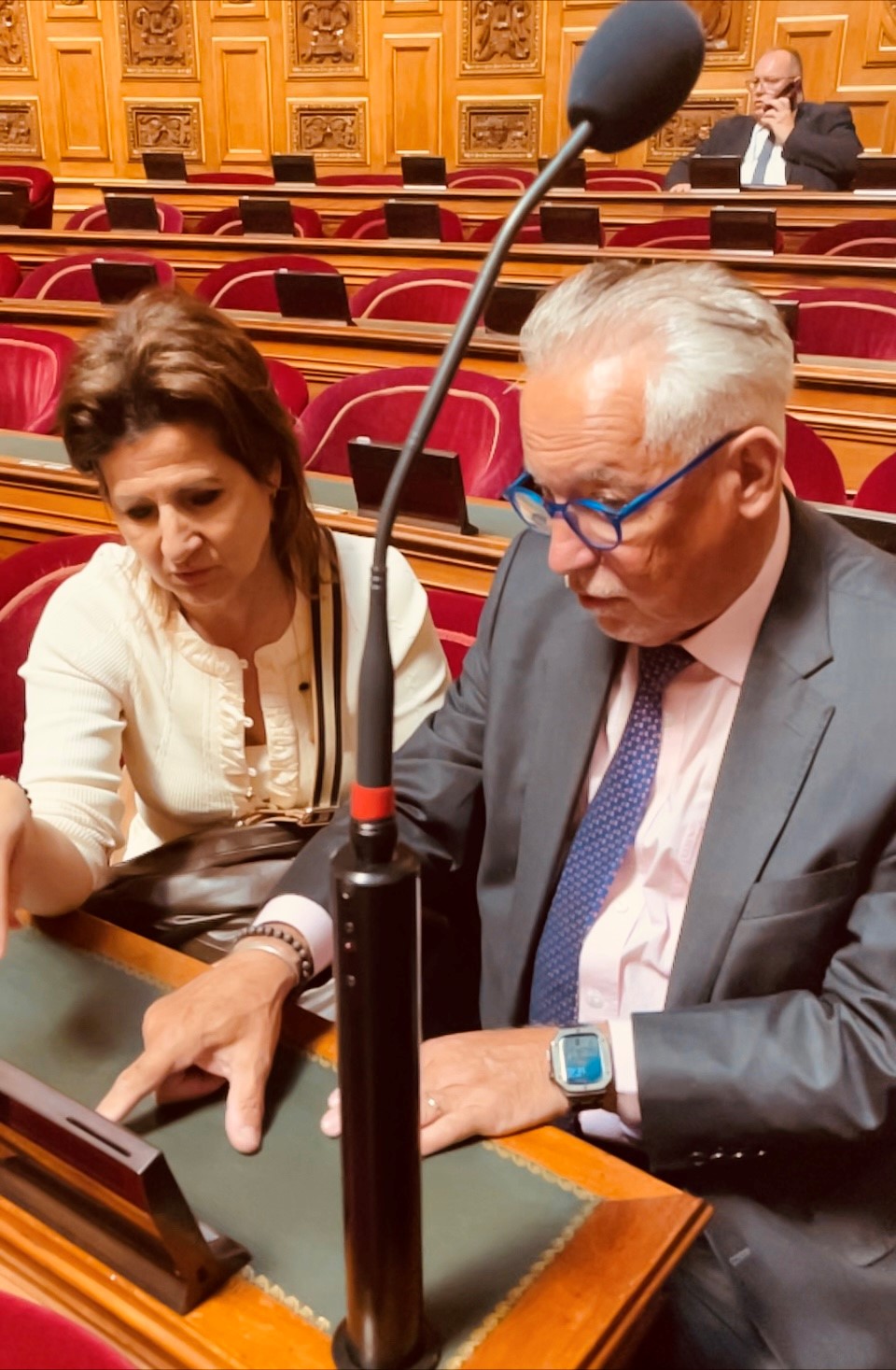 Sénateur Paul VIDAL et Nathaly- 7 Mai 2025